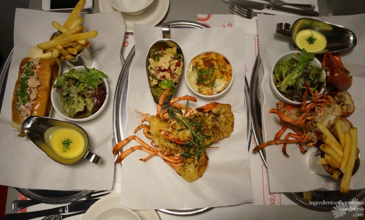 The glory of three lobster dishes